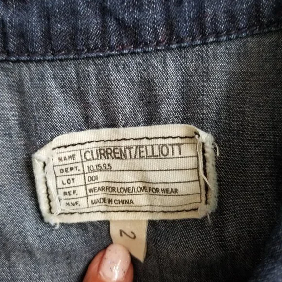 Current/Elliot Denim The School Girl Dress Size 2 - Picture 9 of 12